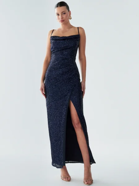 BWLDR Rochie Indy bleumarin