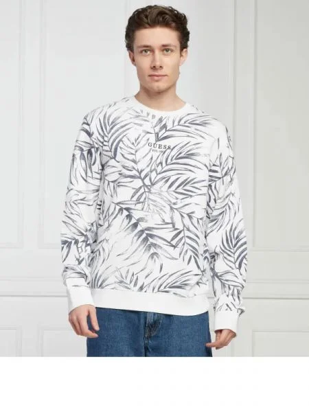 GUESS Hanorac LASSE alb