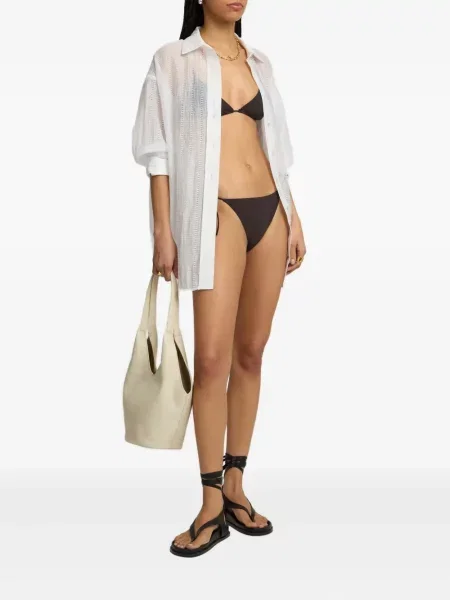 Bikini Lido cu legături maro