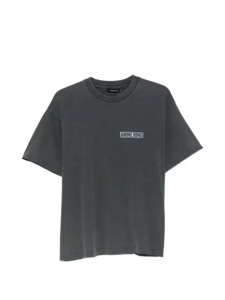 Póló Anine Bing nyomtatás szürke