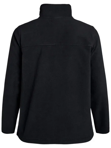 Active by Zizzi Jachetă fleece Aodi' negru