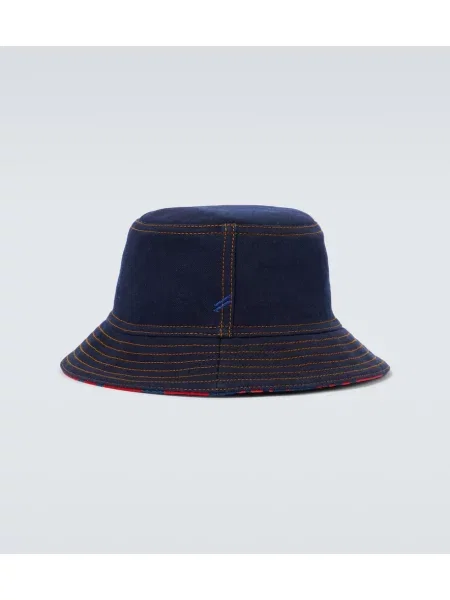 Klobuk bucket Burberry modra
