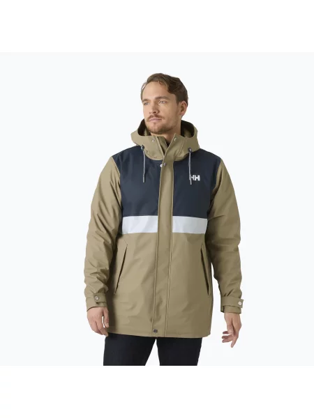 Geacă de navigație pentru bărbați Helly Hansen Moss Insulated Coat pebble