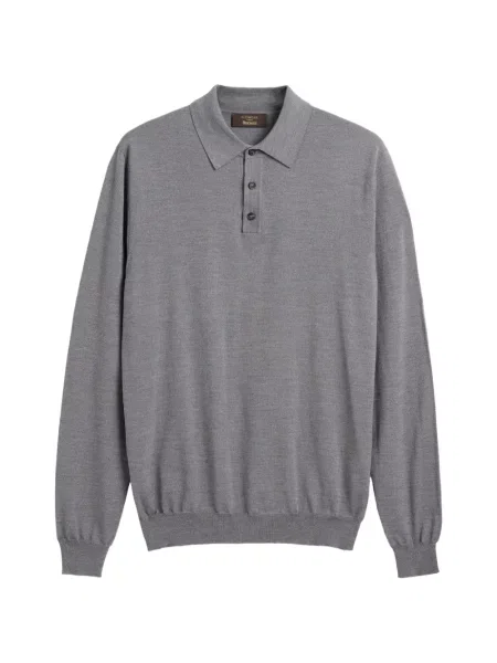 Tricou polo Slowear gri