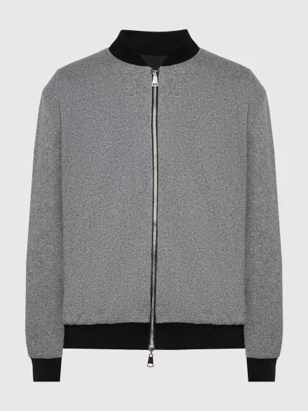 Двосторонній бомбер Cashmere&whiskey чорний