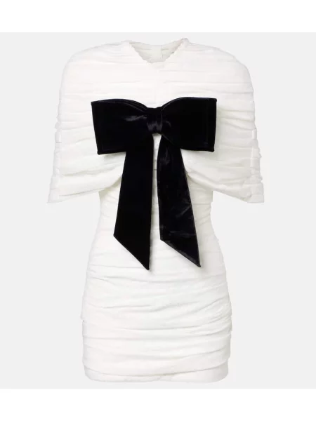 Rochie Shushu/tong cu funde alb