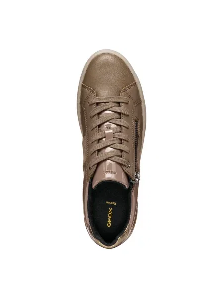 Sneakersy Geox brązowe