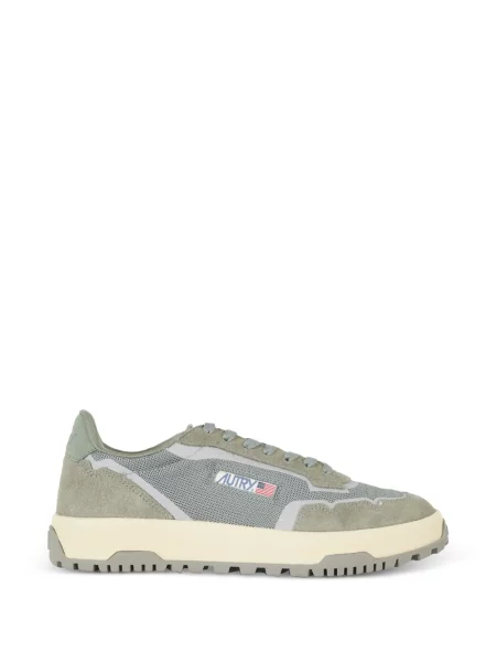 Sneakerși Autry din piele de căprioară verde