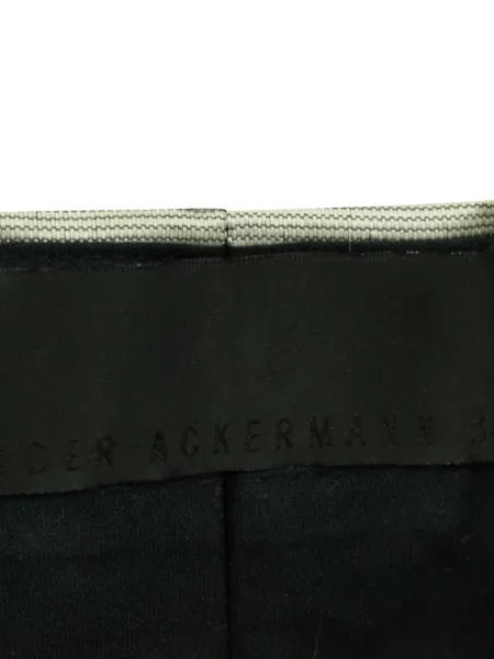 Pantaloni Haider Ackermann cu imagine cu imprimeu geometric negru