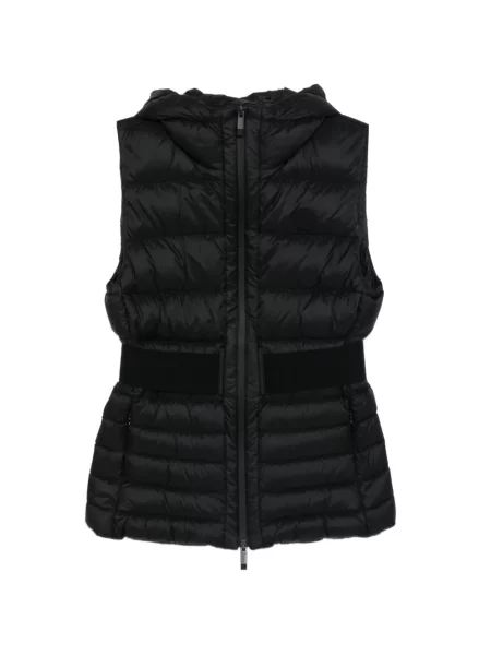 Geacă Moncler cu glugă negru