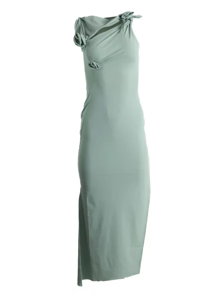 Rochie midi Coperni cu model floral până la genunchi de costum verde