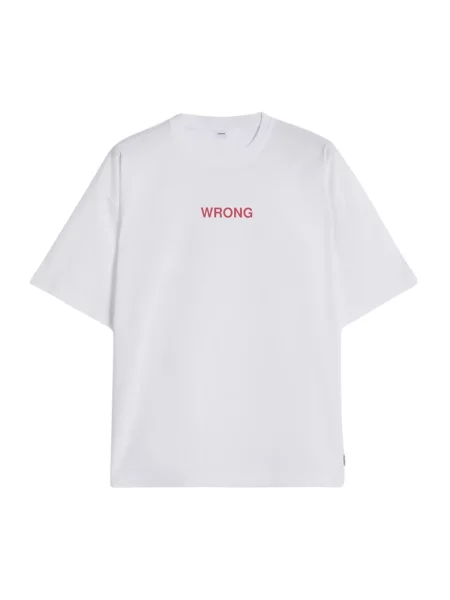 Koszulka Aspesi z nadrukiem z dżerseju biała