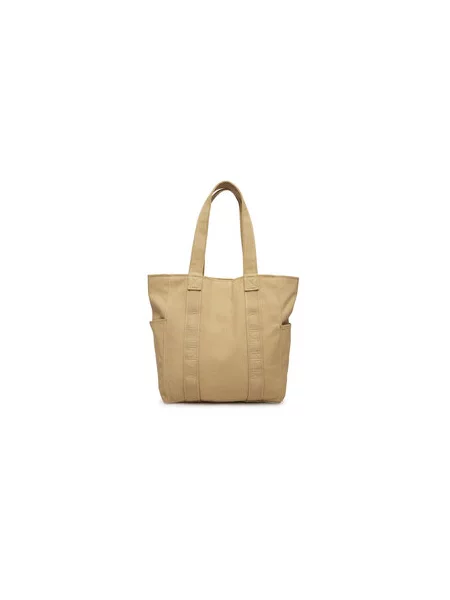 Calvin Klein Torbica Webbing Strap Canvas Tote bež