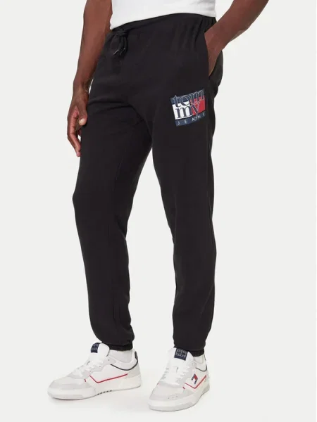 Pantaloni Tommy Jeans negru