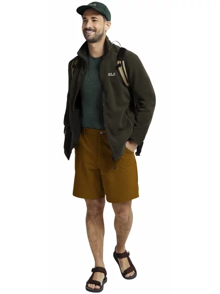Флисовый свитер Jack Wolfskin серый