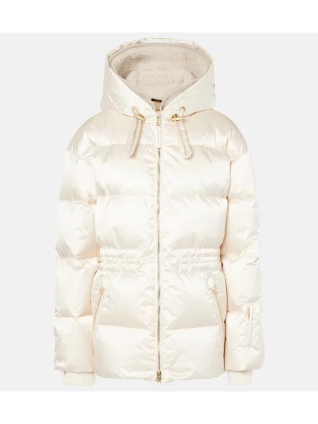 Jeździć na nartach kurtka narciarska Bogner beżowa