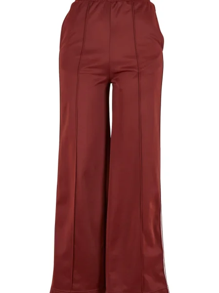 Urban Classics Pantaloni roşu închis alb