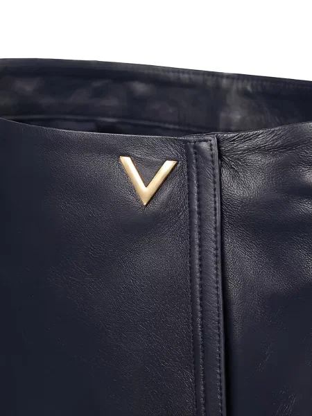Fusta mini Valentino Garavani cu aplicații albastru