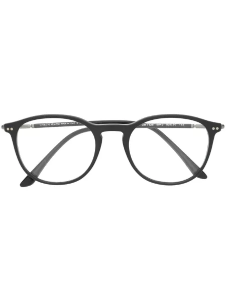 Ochelari de soare rotunzi Giorgio Armani negru