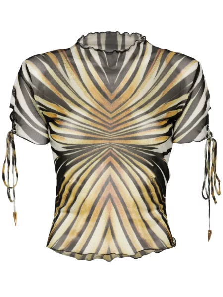 Tricou Roberto Cavalli plasă negru