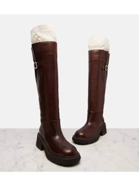 Cizme Jimmy Choo din piele maro