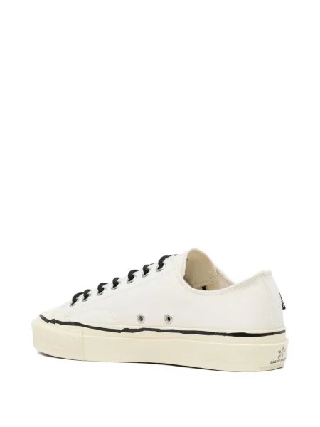 Foltos vászon sneaker Kamiya fehér