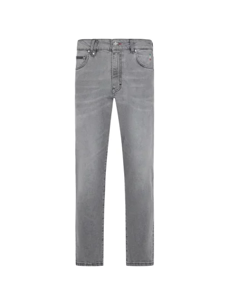 Blugi Philipp Plein cu strasuri gri