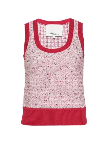 Pulover 3.1 Phillip Lim fără mâneci tricotate roșu