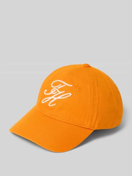 Czapka z daszkiem z czystej bawełny Tommy Hilfiger biała