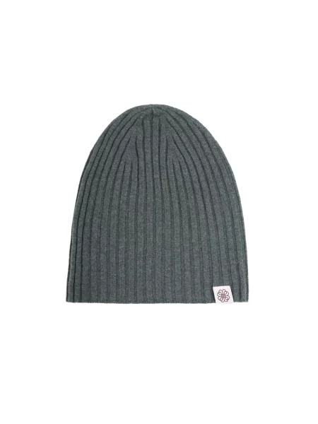 GOBI Cashmere Căciulă Unisex Cashmere Rib Knit Hat denim gri