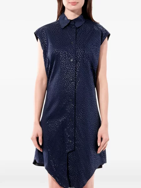 Rochie Balenciaga fără mâneci albastru