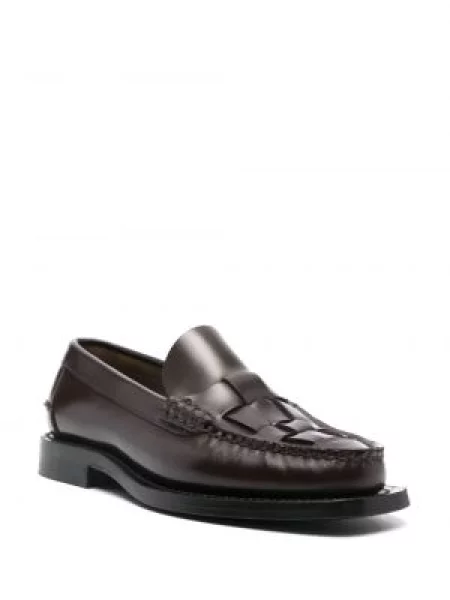 Δερμάτινα loafers Hereu καφέ