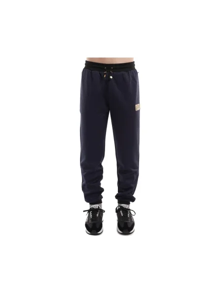 Pantaloni de trening Emporio Armani albastru