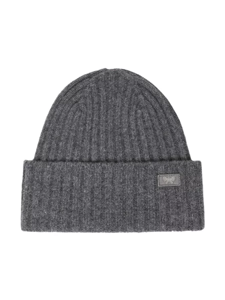 Czapka Weekend Max Mara wełniana szara