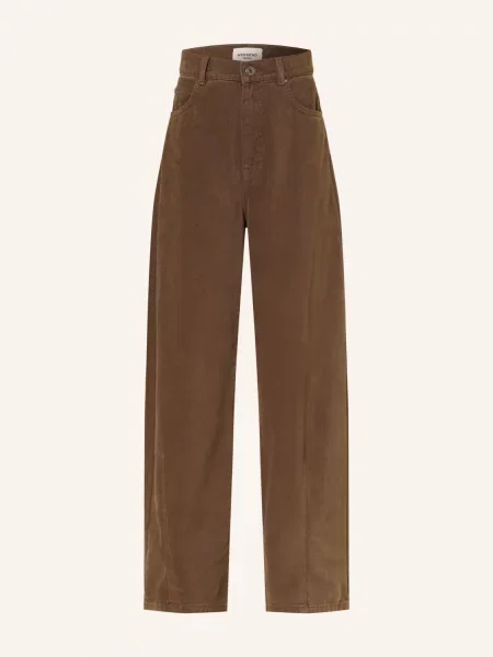Weekend Max Mara Barrel Džíny Ordine brown hnědé