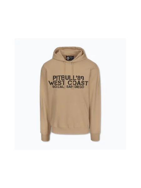 Кофта Pitbull Driving Hooded Sweatshirt pale sand
