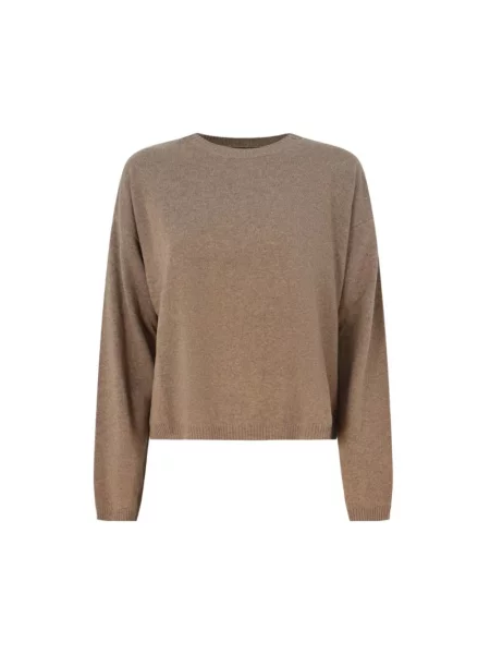Sweter Woolrich brązowy