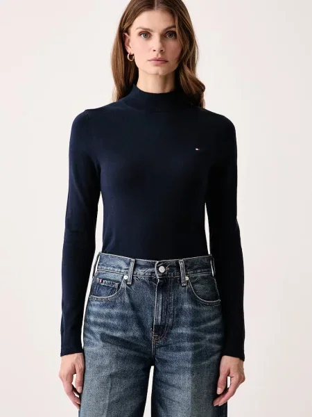 Pulover Tommy Hilfiger cu guler înalt