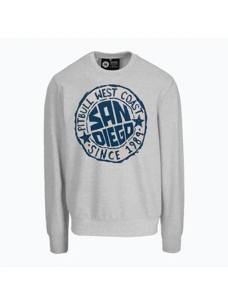 Мъжки суитшърт Pitbull San Diego Sun Crewneck Sweatshirt grey/melange сиво