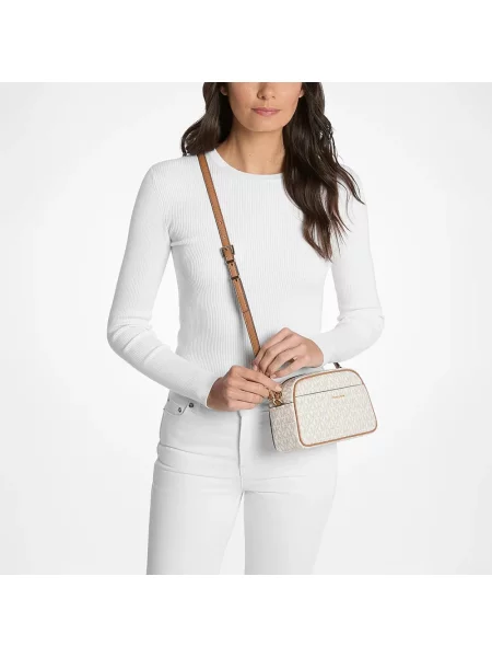 Torebka crossbody Michael Kors biznesowa biała