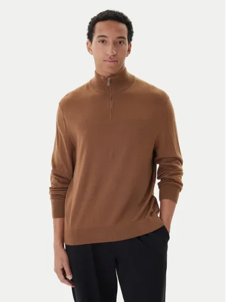 Calvin Klein Поло кафяв