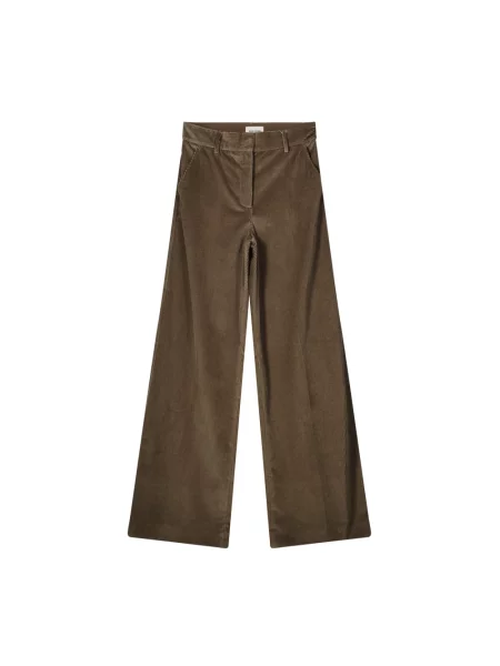 Spodnie Weekend Max Mara brązowe