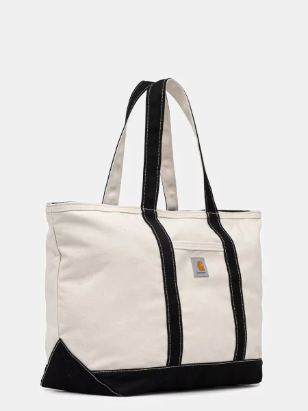 Torba plażowa Carhartt Wip płócienna beżowa