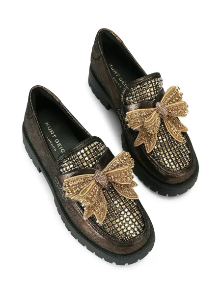 Кожаные мокасины Kurt Geiger London с бантом