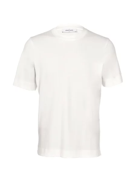 Tricou Gran Sasso cu decolteu rotund alb
