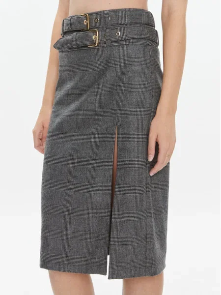 Pinko Fustă midi Goldie gri