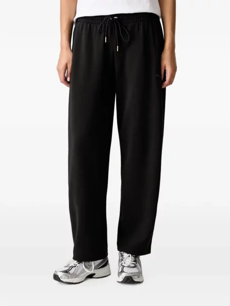 Pantaloni Puma cu broderie alergare cu cordon negru