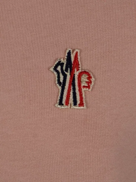 Polo Moncler cu autograf roz