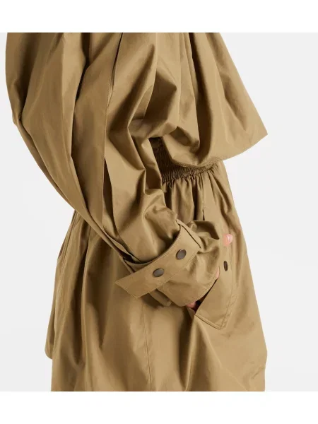 Trenci Chloé din poplin verde