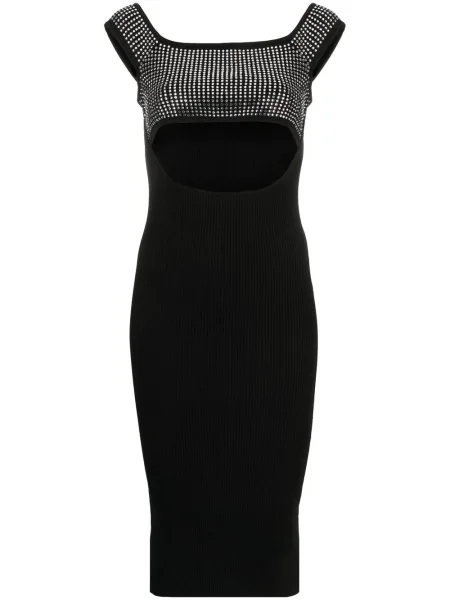 Rochie midi Giuseppe Di Morabito tricotate până la genunchi de costum negru